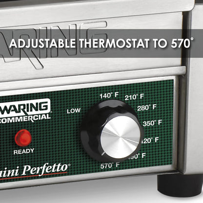 Parrilla Panini Waring WPG150 Compacta 1800W 120V