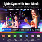 Luz LED de 1.5 pulgadas, para piscina, RGB, sin bordes.(USADA).