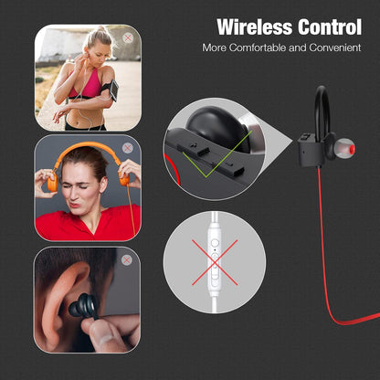 Auriculares Bluetooth Boean U8 IPX7 HiFi Bass