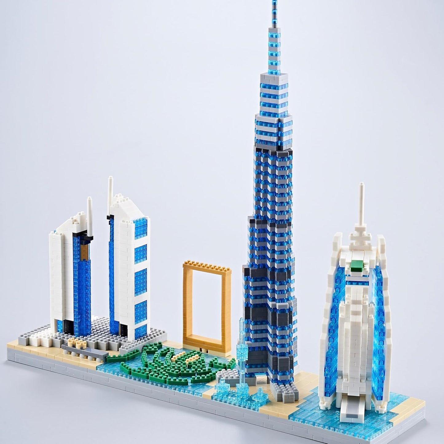 Juego de micro bloques de construcción, Dubai Skyline, 14 años.