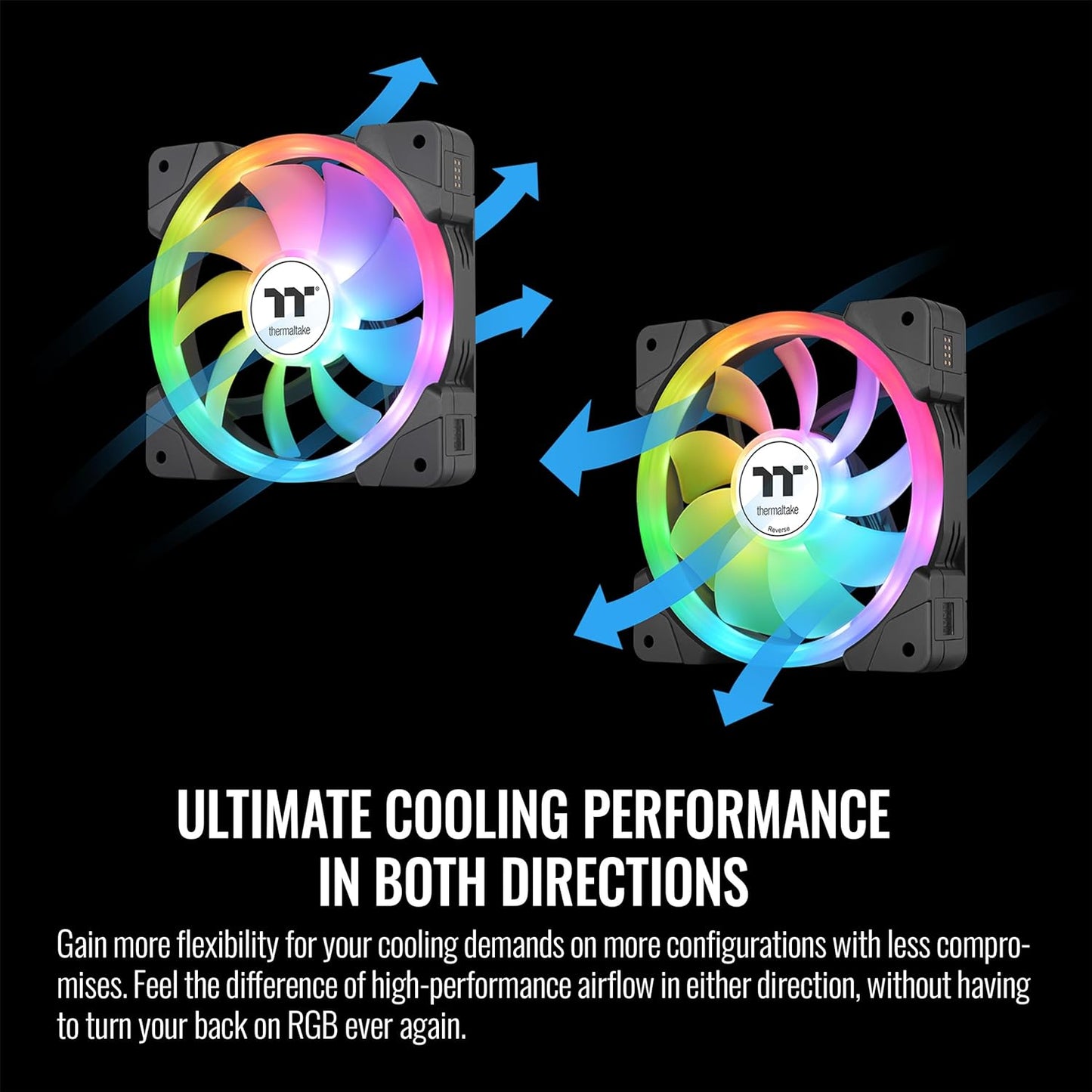 Enfriador de 3 ventiladores, conexión magnética, Thermaltake.