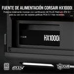 Fuente Poder Corsair HX1000i 1000W ATX 3.0 Modular 80+
