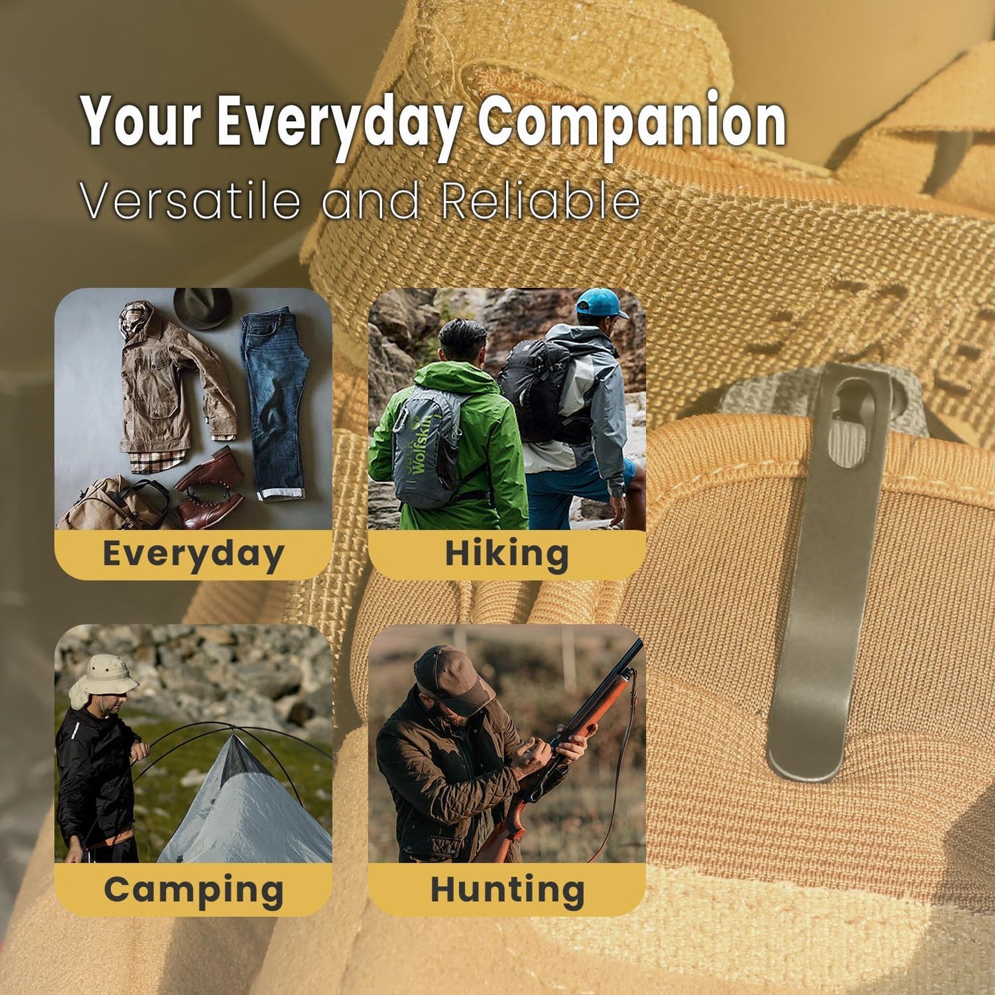 Kizer Cuchillo de bolsillo T1, 3.19 pulgadas, hoja de acero, mango micarta.