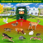 Repelente ultrasónico de animales sensor
