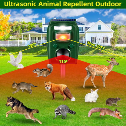 Repelente ultrasónico de animales sensor