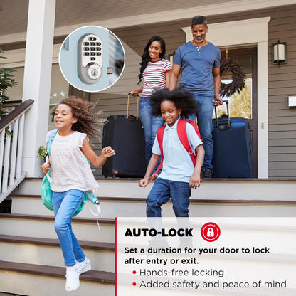 Cerradura inteligente Halo Wi-Fi, cerrojo de puerta de entrada USADO Kwikset