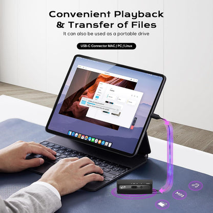 Grabadora de voz digital, con triple reducción de ruido, 9800Hrs.