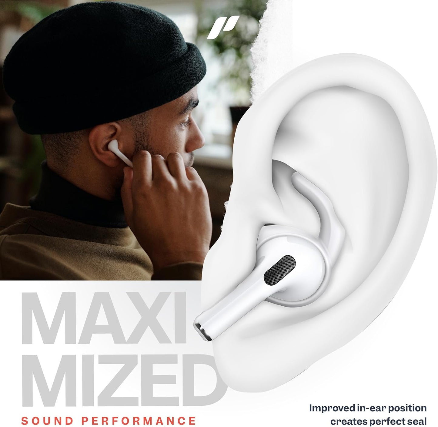 4 Pares De Fundas Para AirPods Pro 2 Ganchos Para Las Orejas