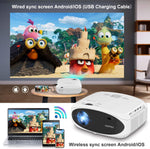 Proyector WiFi Bluetooth 7500L Full HD 1080P Proyector XOPPOX