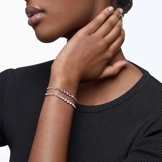 Pulsera de tenis de la colección Swarovski Imber, Rose gold.