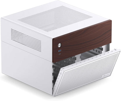 Jonsbo Funda N4 NAS Blanco y Madera Estuche PC.