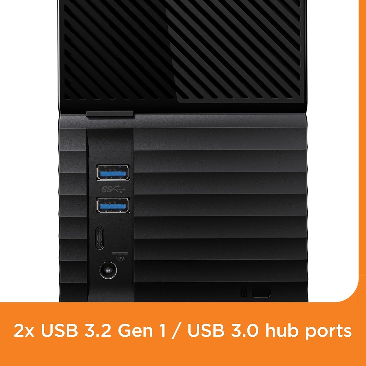 Disco duro externo, WD My Book Duo, RAID de 16TB.