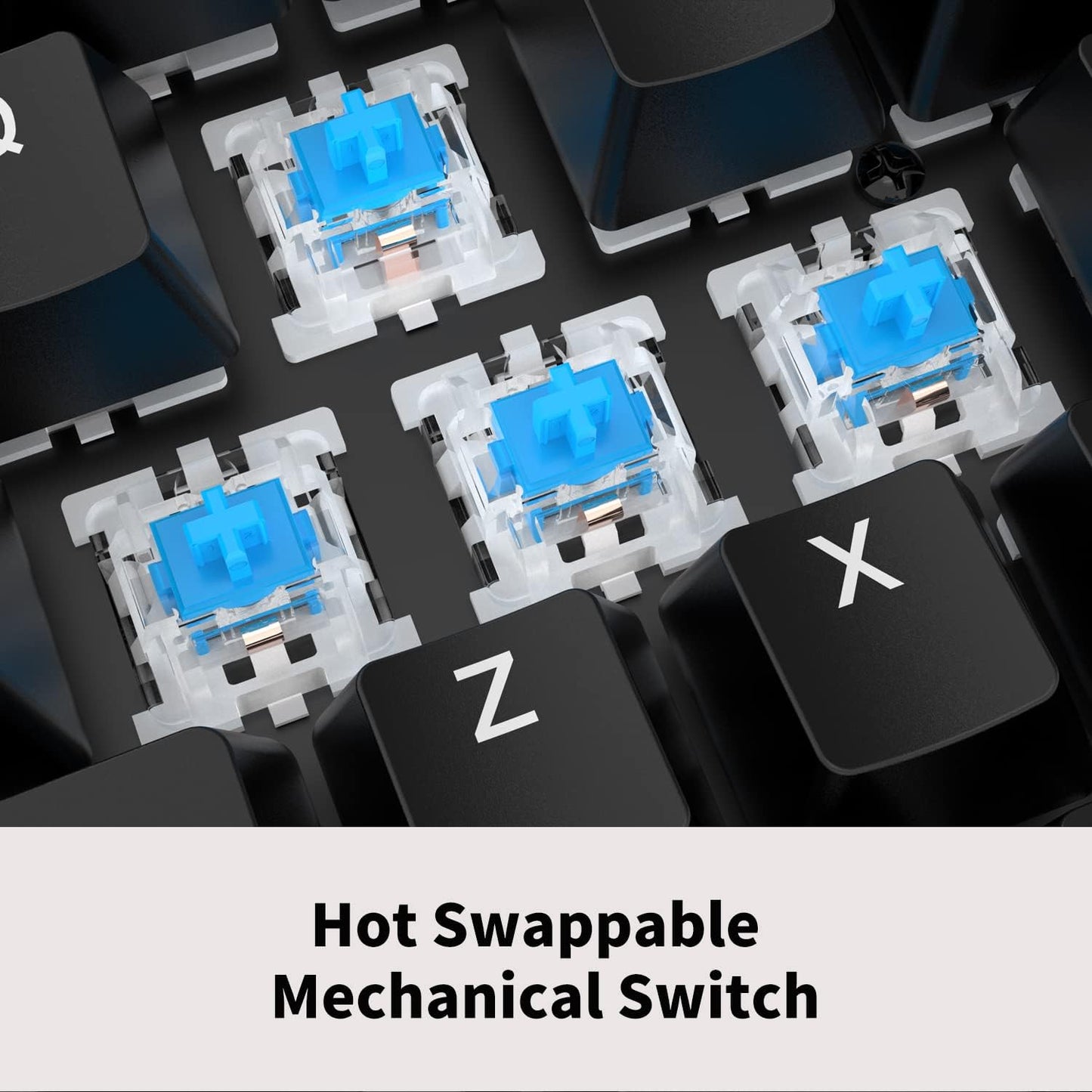 CIY X77 Teclado mecánico intercambiable en caliente.