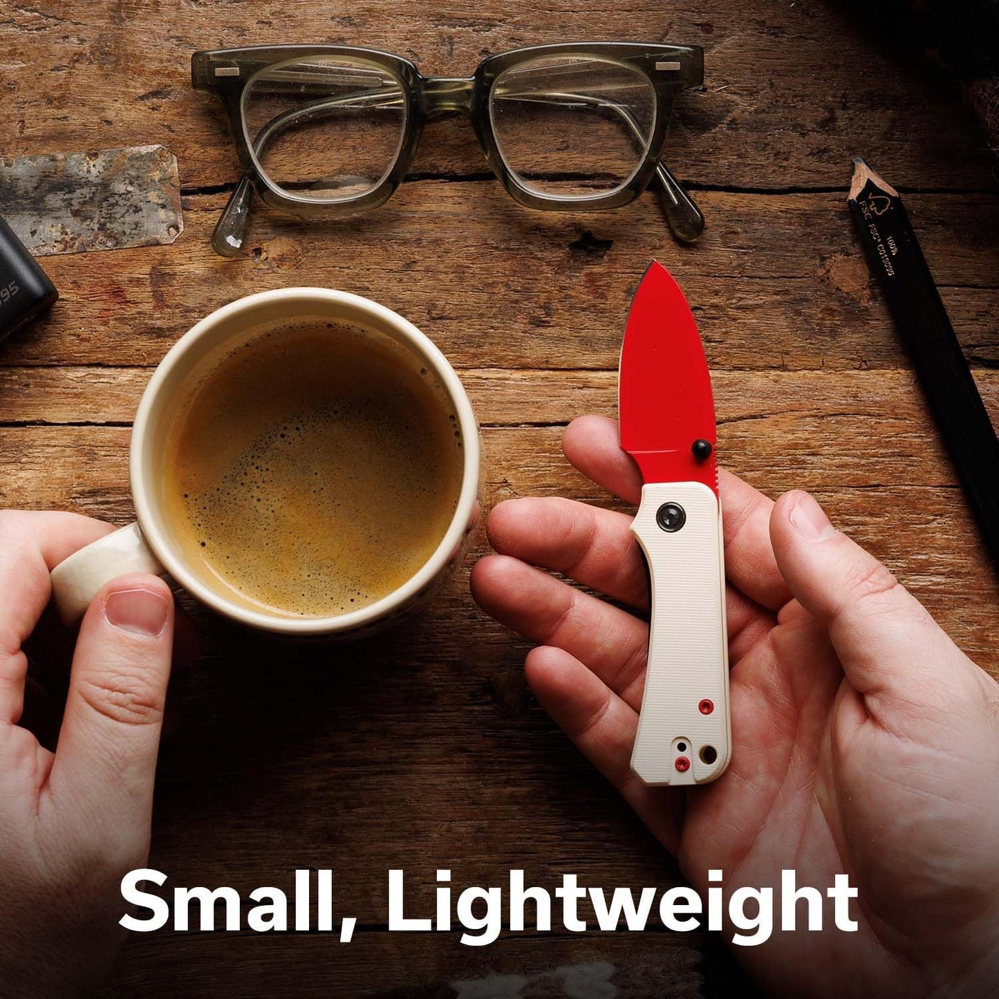 CIVIVI Baby Banter, Cuchillo de bolsillo, plegable, Hoja de acero.