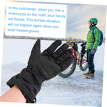 Guantes térmicos para deportes, caza, ciclismo, Baterias AA.
