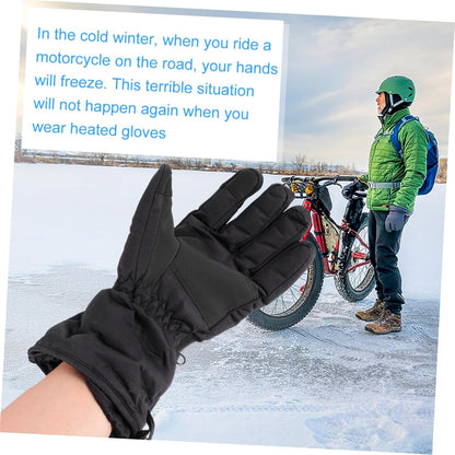 Guantes térmicos para deportes, caza, ciclismo, Baterias AA.