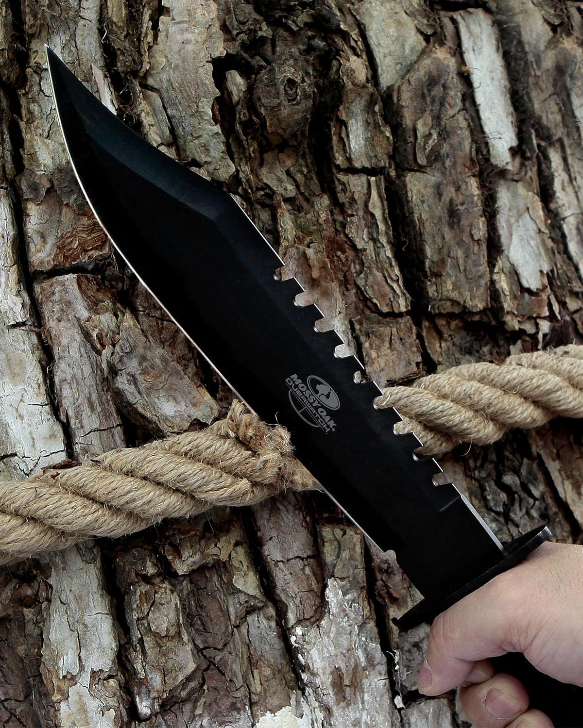 Mossy Oak - Cuchillo de supervivencia. (USADO)