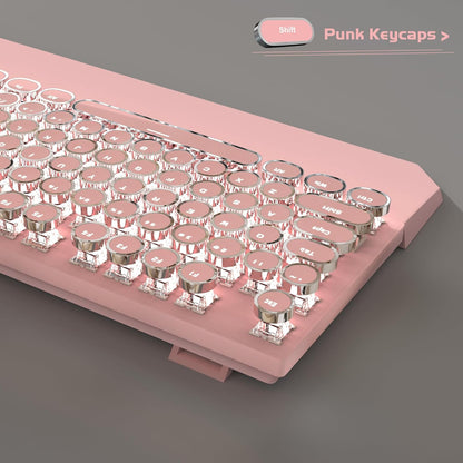 Teclado mecánico para juegos, MageGee, retroiluminado c/cable.