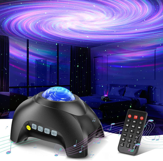 Proyector luces nocturnas Galaxia Aurora altavoz Bluetooth