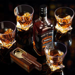 Vasos de whisky Kitnats, Old Fashioned de 10 oZ, set de 4.