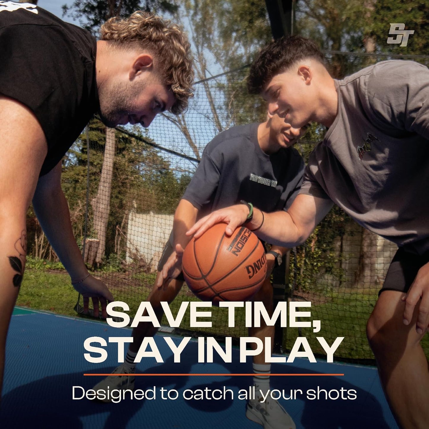 Power Net, Red de protección de baloncesto para patio.