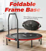 Trampolín Plegable BCAN 40'' Para Adultos Con Asa Ajustable