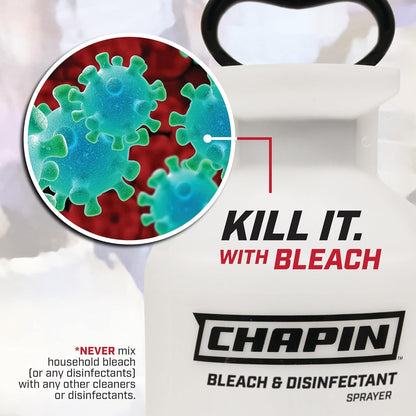 Chapin 43-706 Industrial Poly Bleach Sprayer 1-GAL.