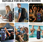 Bocina y Altavoz Bluetooth HUPOAF