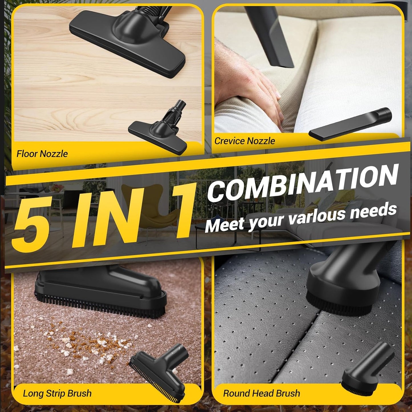 Aspiradora inalámbrica compatible con bat. max. 20V (sin batería).