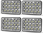 Luces LED de haz de sellado alto/bajo de 4 x 6 " para camioneta todoterreno