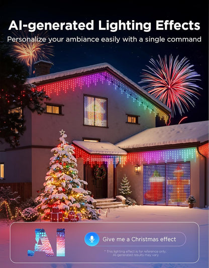 Luces Navideñas Govee, Christmas Lights 2, 30 mts, Smart LED, RGB.