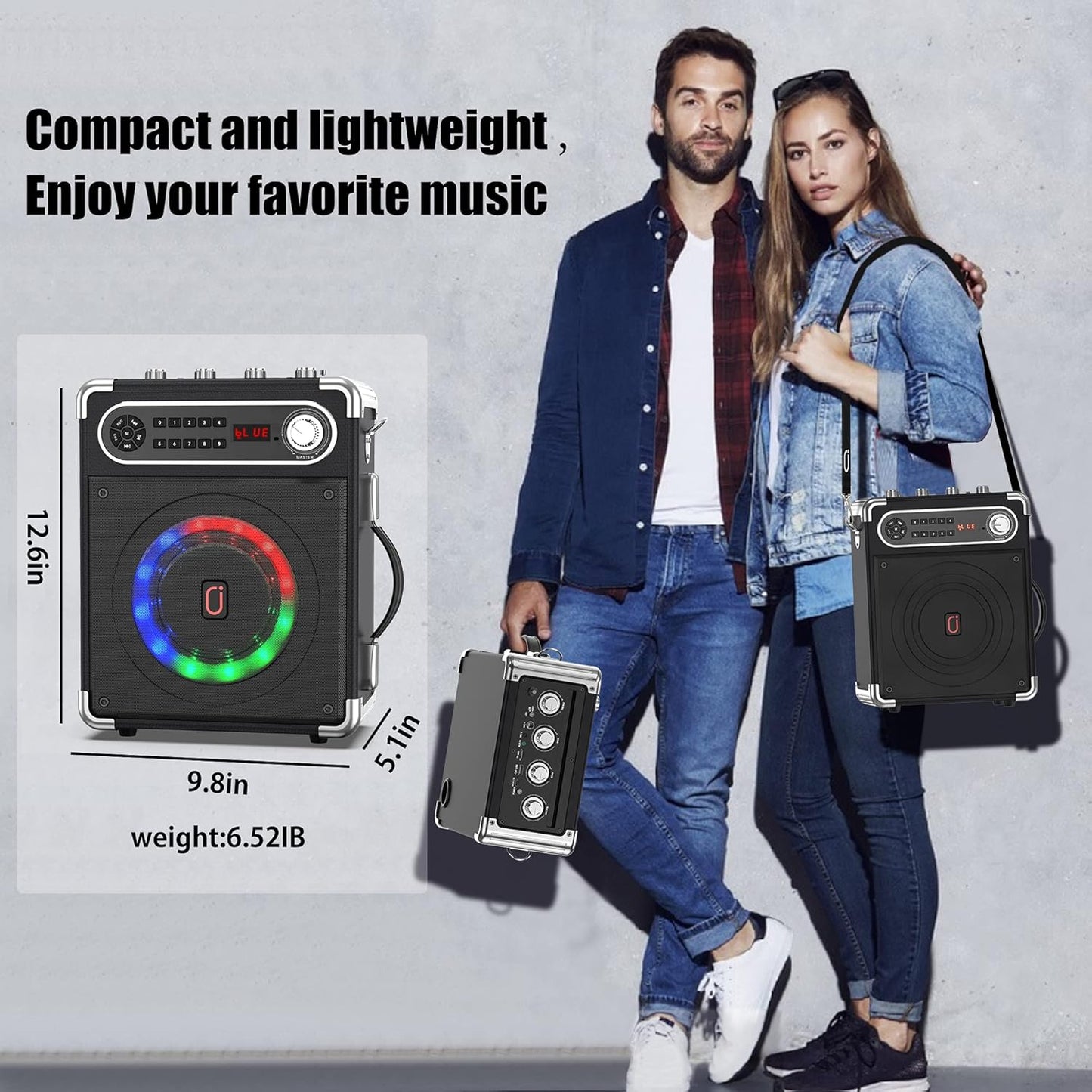 Máquina de karaoke JYX, con 2 micrófonos inalámbricos, (USADO).