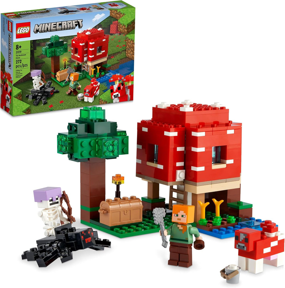 LEGO Kit de Construcción Minecraft 21179 La Casa-Champiñón.