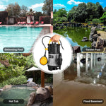 Bomba de sumidero DEKOPRO, bomba de agua sumergible de 750 W.(USADA)