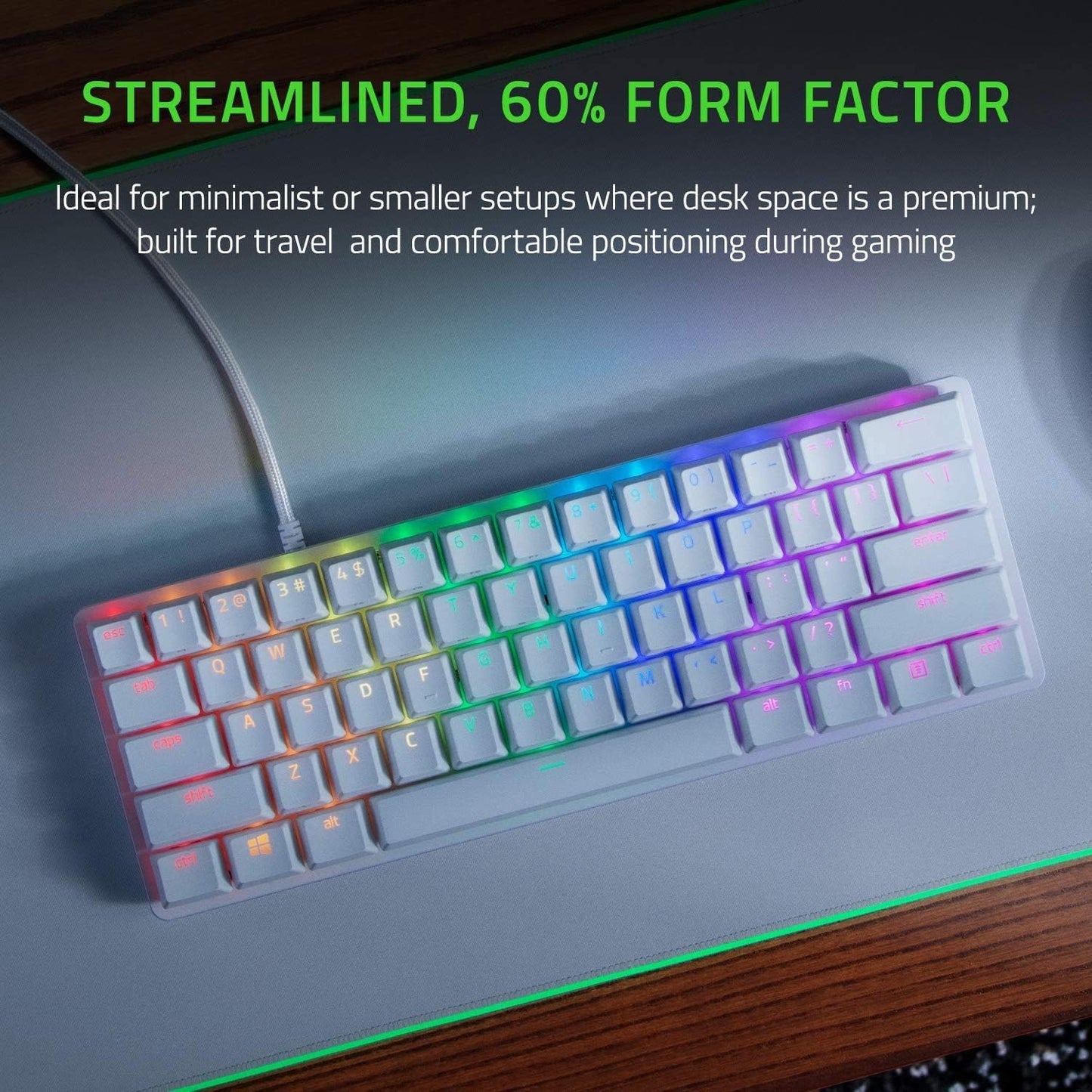 Razer Huntsman Mini teclado óptico para juegos.