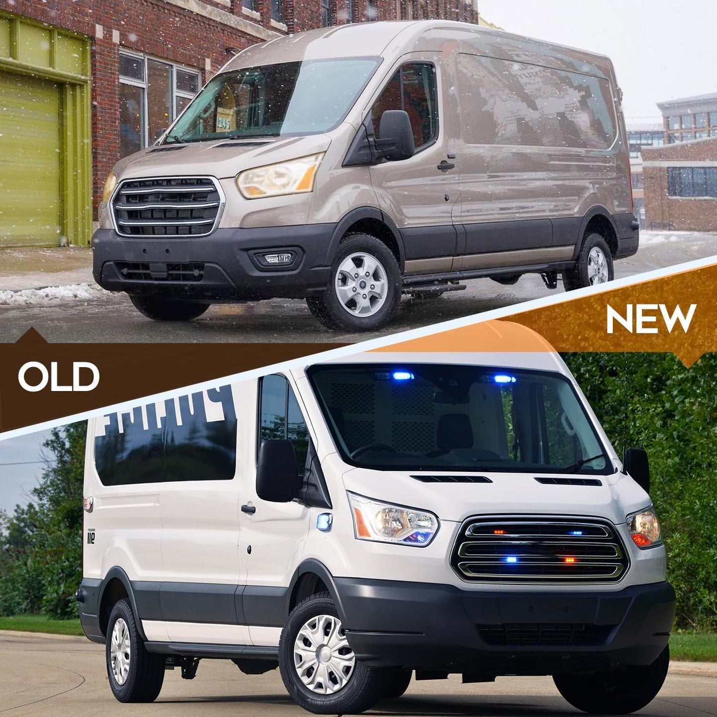 Faro delantero compatible con 2015-2023  Ford TRANSIT Derecho