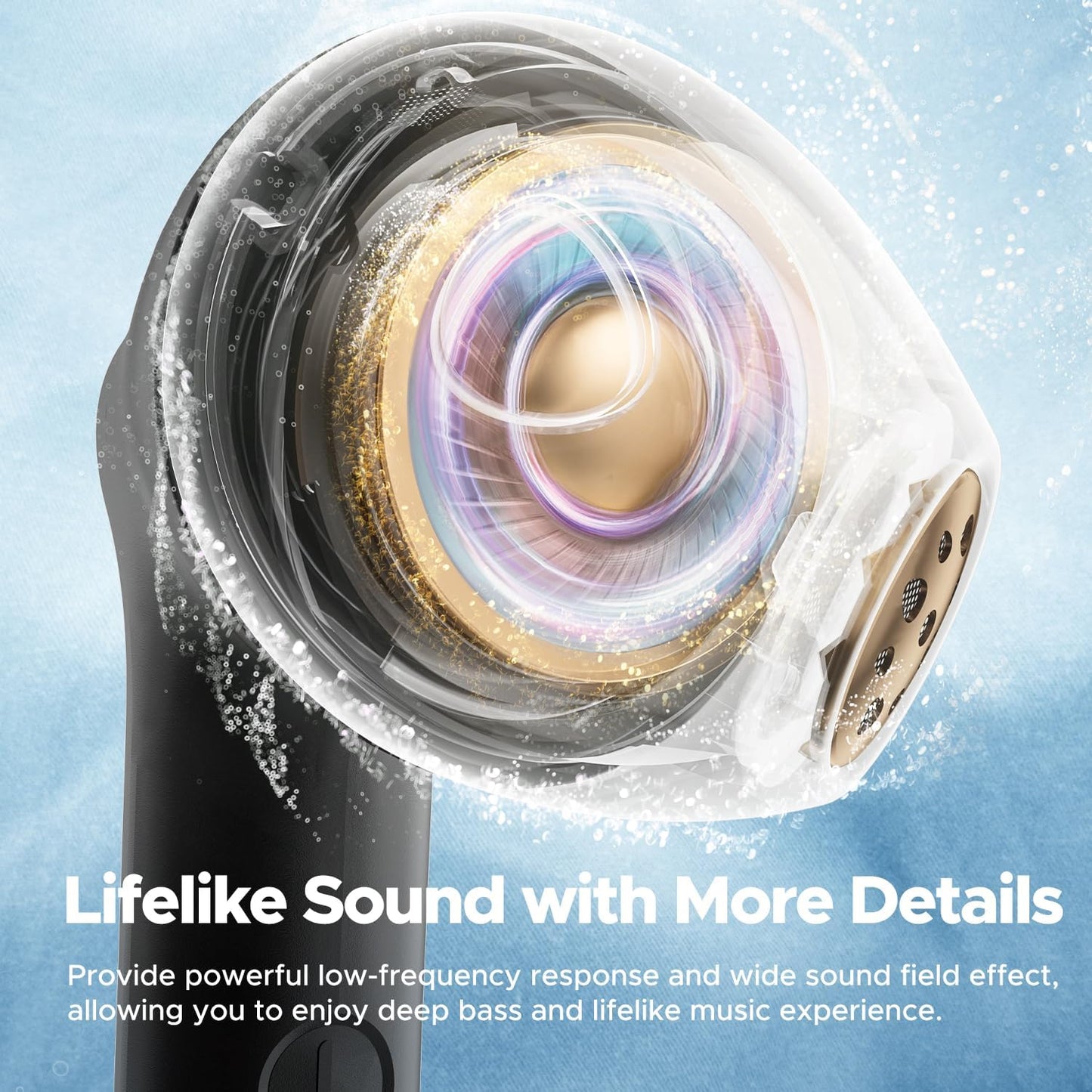 SoundPEATS - Auriculares Inalámbricos Air4 Lite