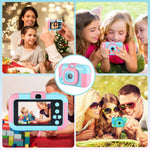 Cámara de fotos para niños con pantalla y tarjeta SD