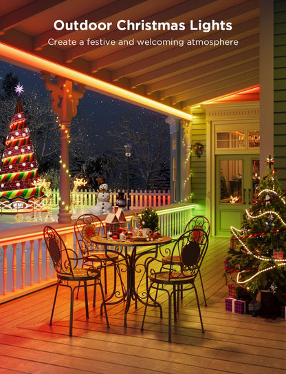 Tira de luces, smart, LED para exteriores, IP65 impermeable, Govee.