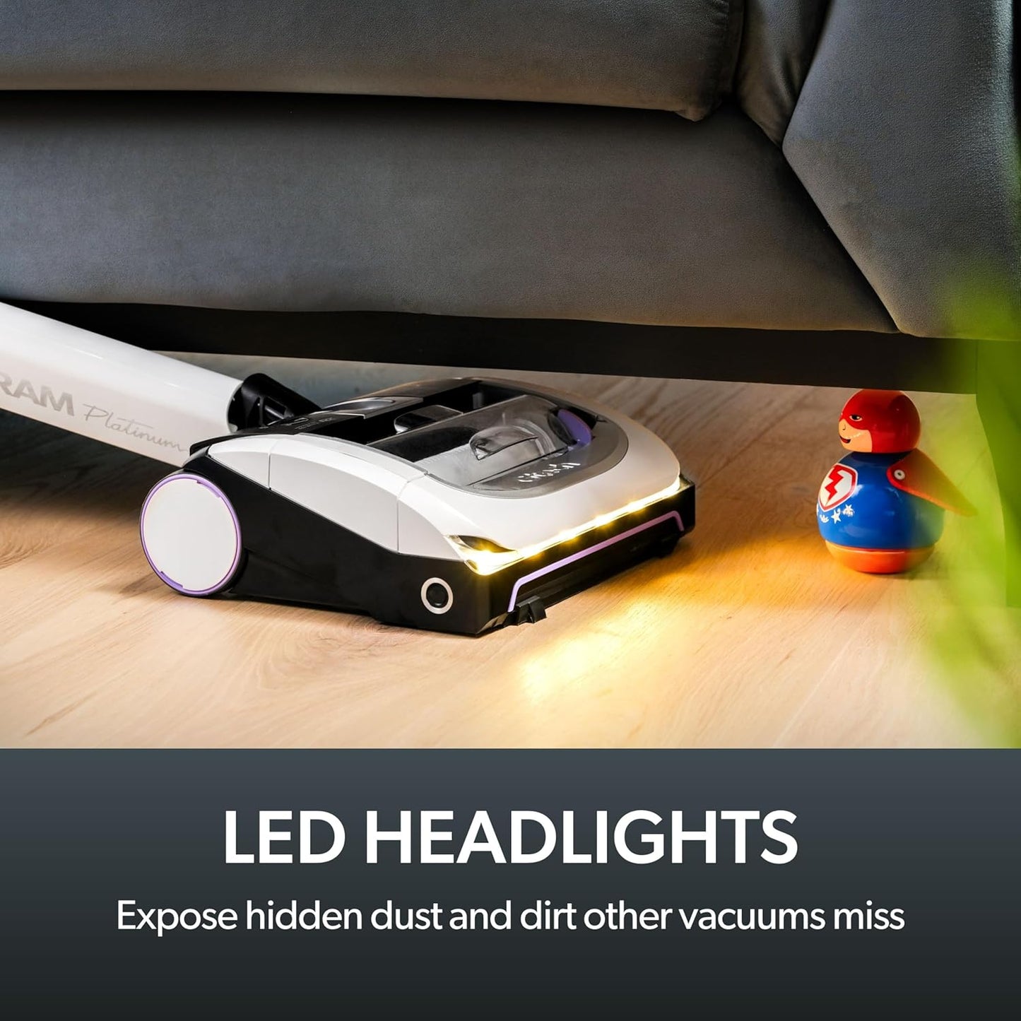 Aspiradora inalámbrica, Batería recargable, Gtech Platinum.