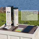 1Mii Lavaudio, Linterna de campamento con altavoz Bluetooth.