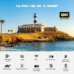 Videocámara de Cámara De Video 5K.