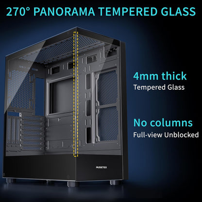 Gabinete PC Gamer MUSETEX K2  3 Ventiladores usado