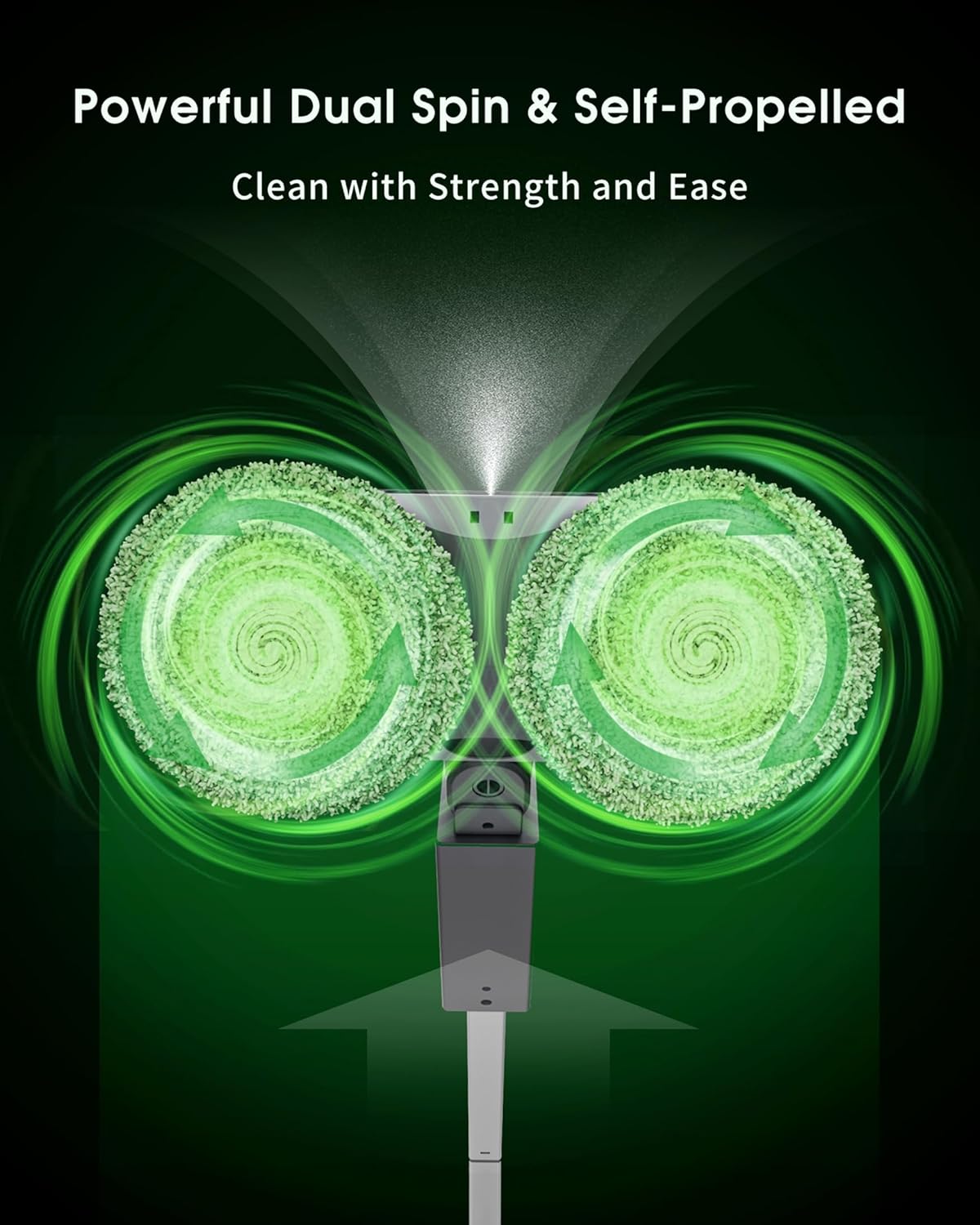 Trapeador eléctrico, tanque de agua desmontable, EOUS,(USADO).