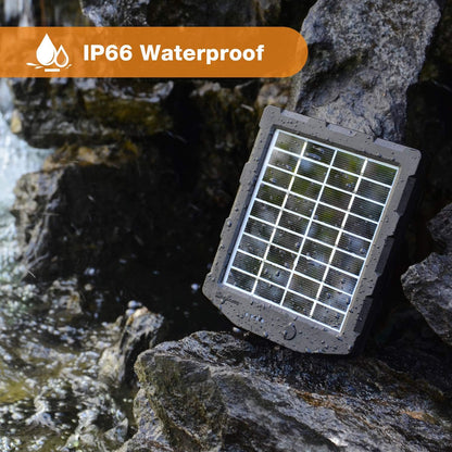 Panel Solar WingHome WH100 Para Cámara Caza 6V 12V IP66