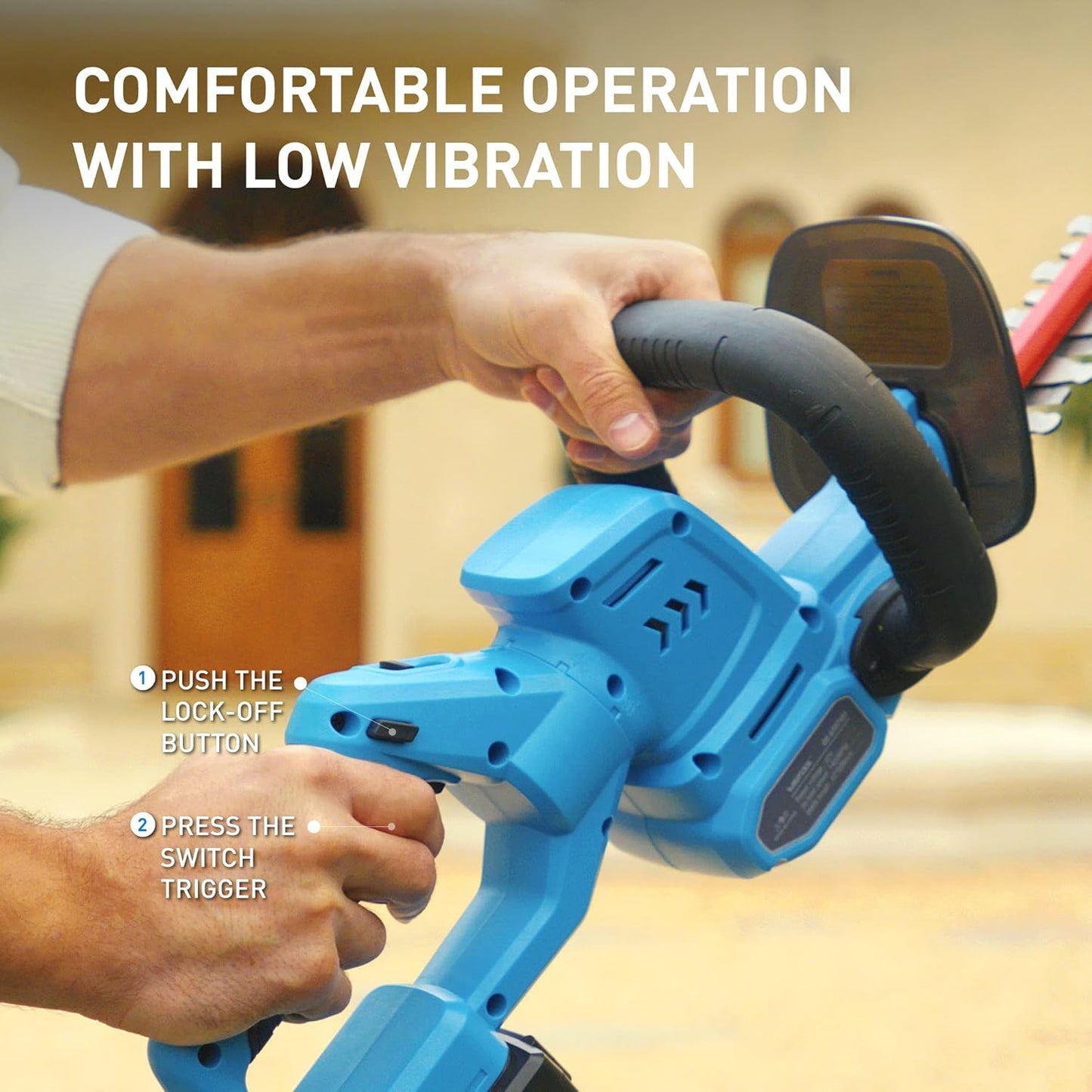 Cortasetos inalámbrico, recortadora eléctrica de 20 V/2.0Ah