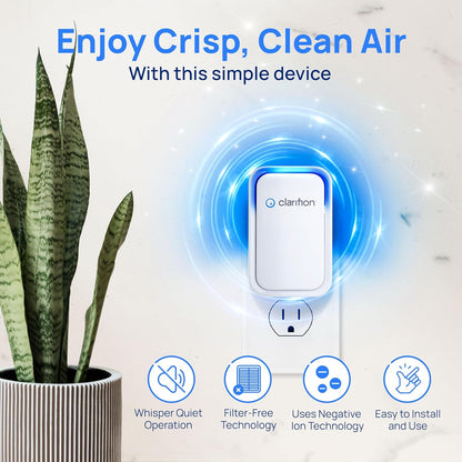 Clarifion - Ionizadores de aire para el hogar (paquete de 6).