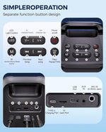 Karaoke Altavoz Bluetooth con 2 micrófonos T-08