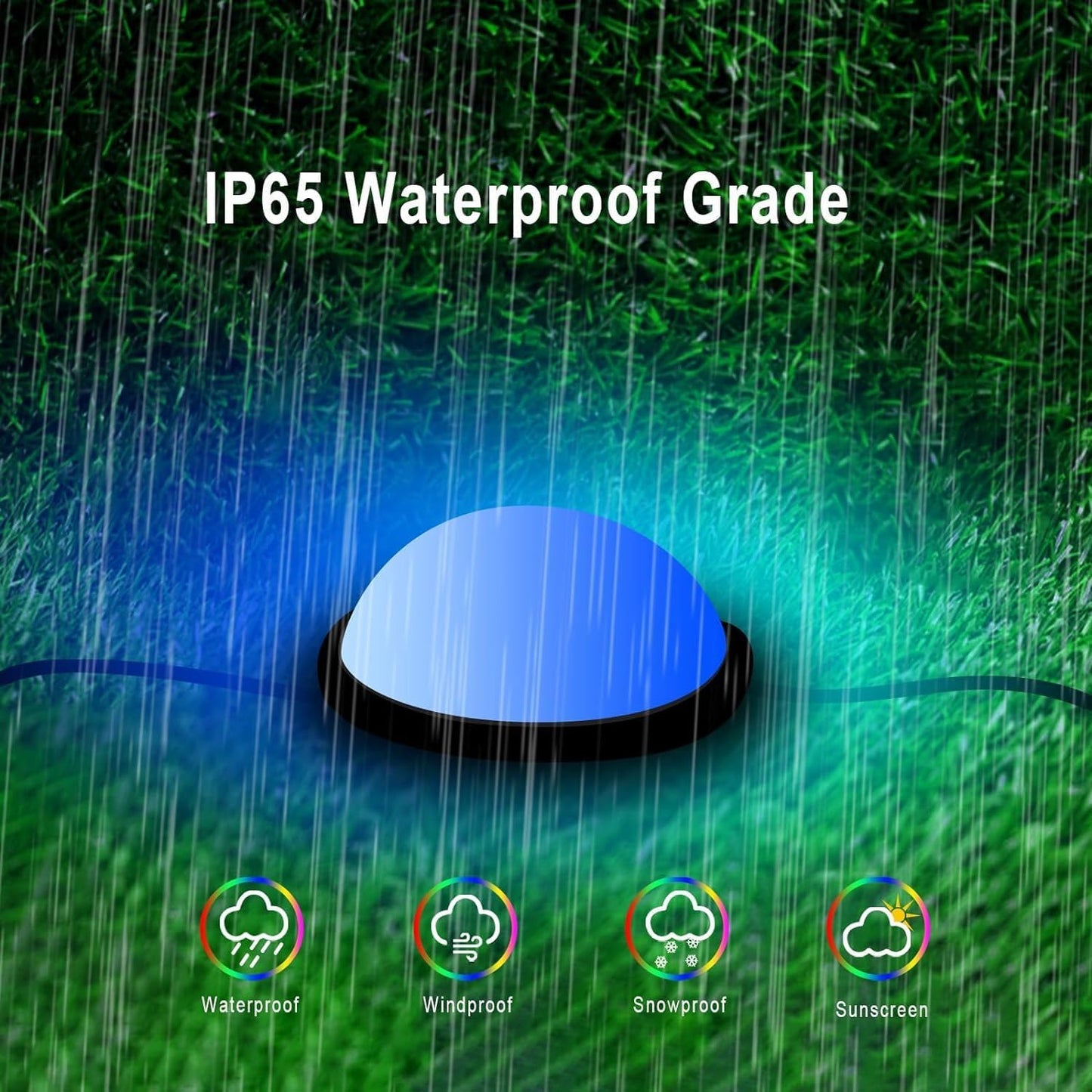 Luces inteligentes para jardin, Boleise, compatibles con Alexa.(USADO)