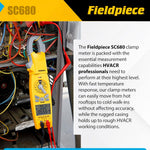 Multímetro Fieldpiece SC680 Pinza Amperimétrica AC DC